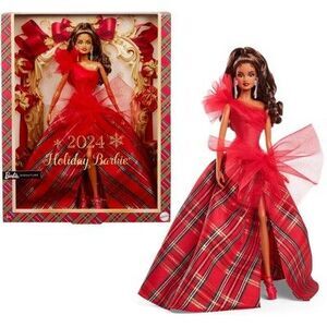 Open Box - Barbie -  2024 Holiday Barbie Dolls, Seasonal Collect Red
